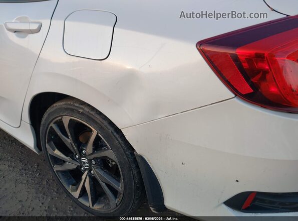 2HGFC2F81LH540274 2020 HONDA CIVIC White წინა ხედი