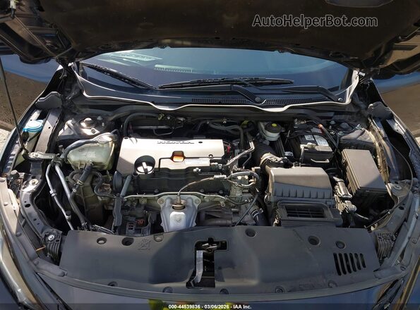2HGFC2F81MH515733 2021 HONDA CIVIC Black Вид ззаду