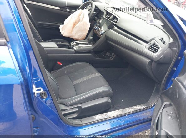 2HGFC2F82MH505180 2021 HONDA CIVIC Blue Вид салону спереду