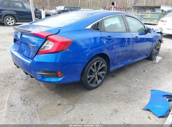2HGFC2F82MH505180 2021 HONDA CIVIC Blue Задня права чверть