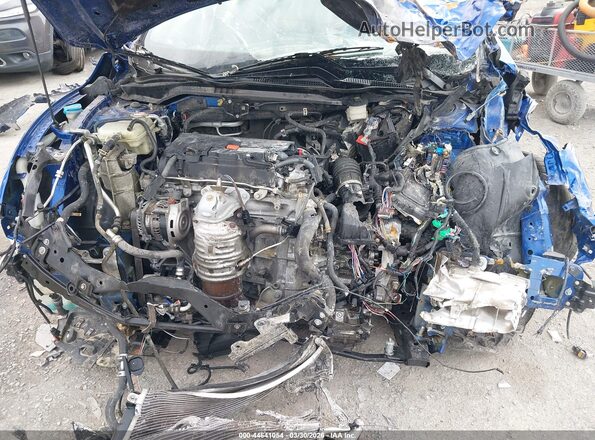 2HGFC2F82MH505180 2021 HONDA CIVIC Blue Вид ззаду