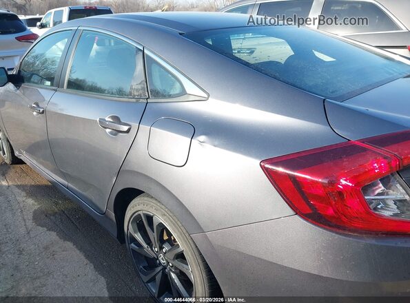2HGFC2F83MH516950 2021 HONDA CIVIC Gray წინა ხედი