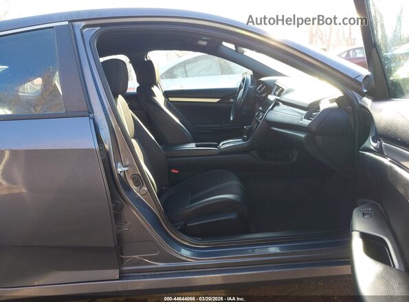 2HGFC2F83MH516950 2021 HONDA CIVIC Gray წინა სალონის ხედი
