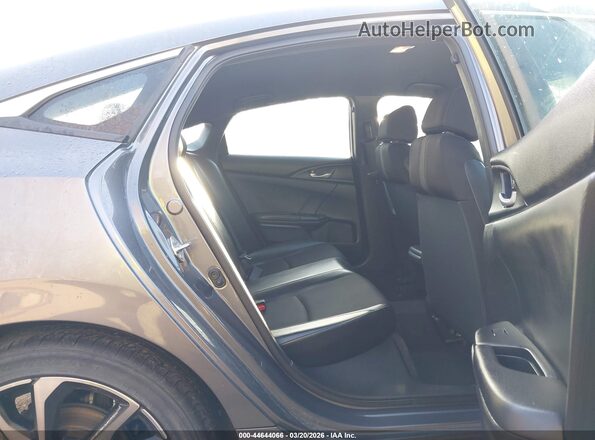 2HGFC2F83MH516950 2021 HONDA CIVIC Gray VIN კოდის სტიკერის ხედი