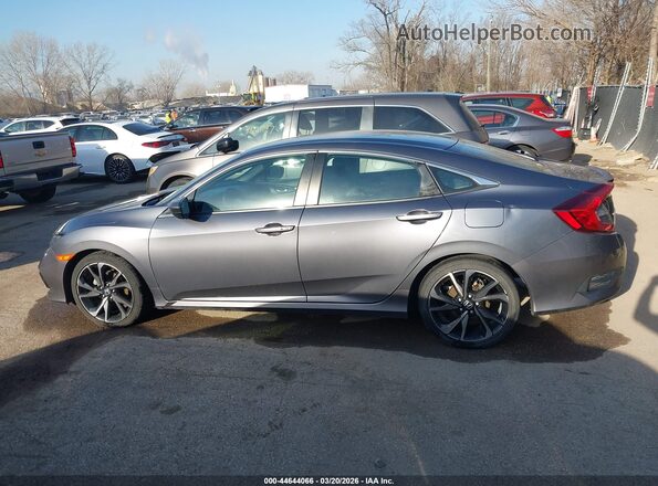 2HGFC2F83MH516950 2021 HONDA CIVIC Gray სალონის 360-გრადუსიანი ხედი