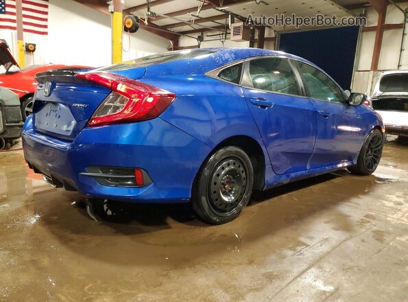 2HGFC2F85MH539775 2021 HONDA CIVIC Blue Задня права чверть