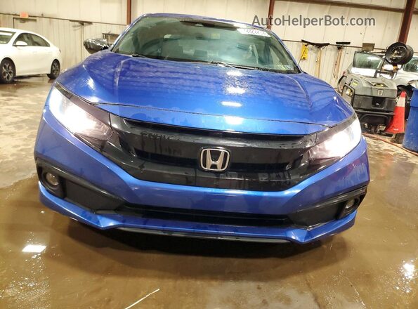 2HGFC2F85MH539775 2021 HONDA CIVIC Blue Вид спереду