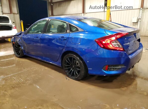 2HGFC2F85MH539775 2021 HONDA CIVIC Blue Задня ліва чверть