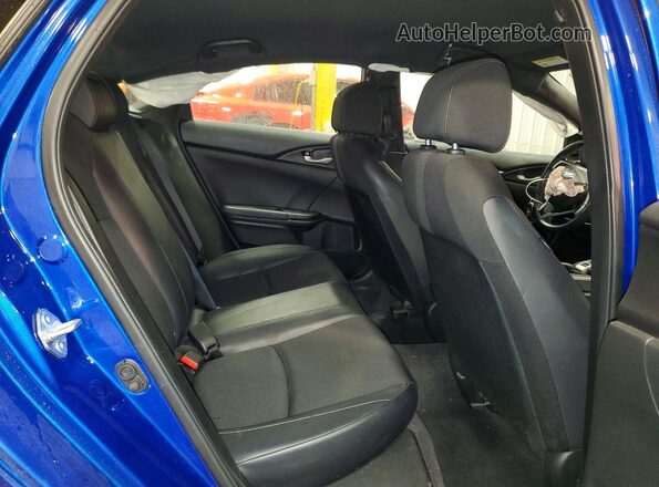 2HGFC2F85MH539775 2021 HONDA CIVIC Blue Вид задніх сидінь