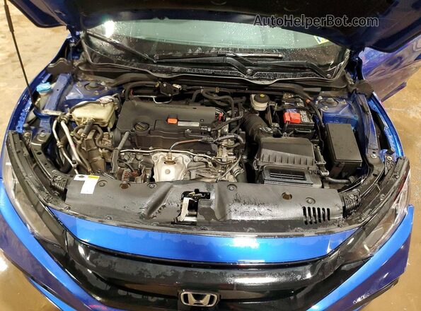 2HGFC2F85MH539775 2021 HONDA CIVIC Blue Вид задньої частини салону
