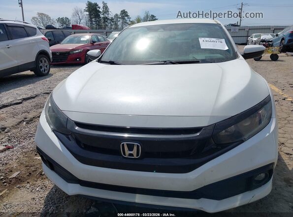 2HGFC2F87MH533234 2021 HONDA CIVIC White Instrument cluster view