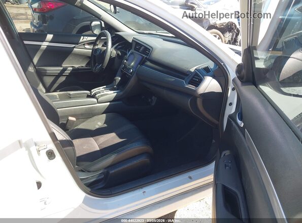 2HGFC2F88KH598395 2019 HONDA CIVIC White Vista interior delantera
