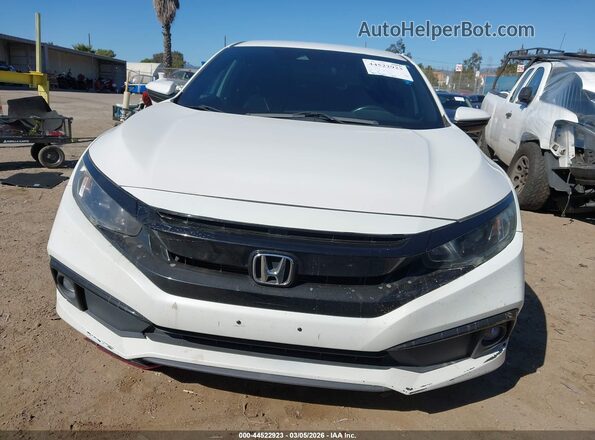 2HGFC2F88KH598395 2019 HONDA CIVIC White Vista interior trasera