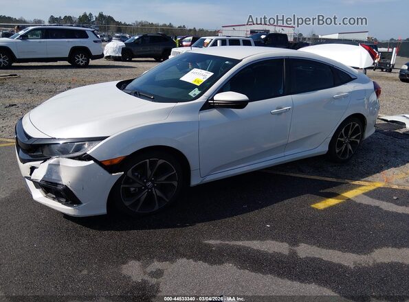2HGFC2F88MH507841 2021 HONDA CIVIC White Vista tres cuartos delantera izquierda