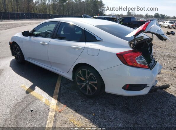 2HGFC2F88MH507841 2021 HONDA CIVIC White Trasero izquierdo