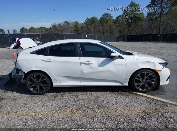 2HGFC2F88MH507841 2021 HONDA CIVIC White Vista interior de 360 grados
