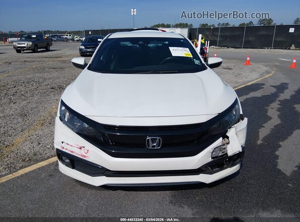 2HGFC2F88MH507841 2021 HONDA CIVIC White Vista interior trasera