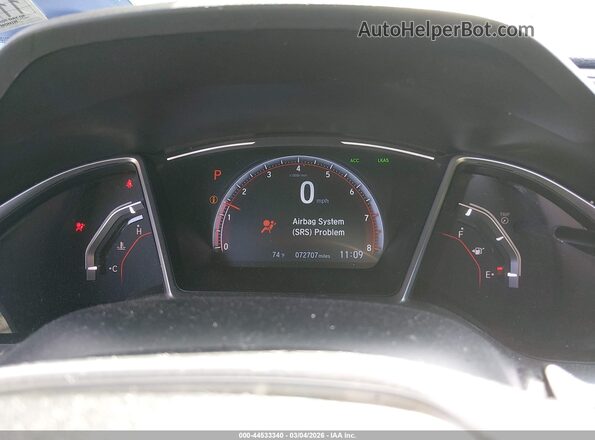 2HGFC2F88MH507841 2021 HONDA CIVIC White Vista de los asientos traseros