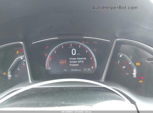 2HGFC2F88MH518225 2021 HONDA CIVIC Gray Հետևի նստատեղերի տեսք