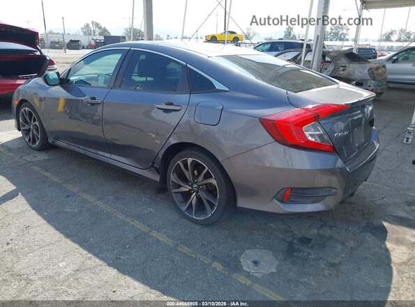 2HGFC2F88MH518225 2021 HONDA CIVIC Gray Հետևի ձախ