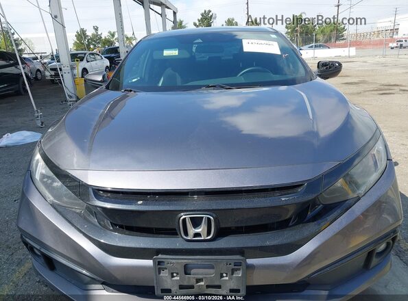 2HGFC2F88MH518225 2021 HONDA CIVIC Gray Սարքավորումների վահանակի տեսք