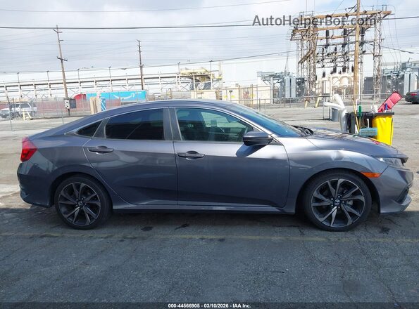 2HGFC2F88MH518225 2021 HONDA CIVIC Gray Սալոնի հետևի տեսք