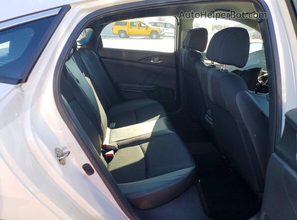 2HGFC2F89KH523009 2019 HONDA CIVIC White უკანა სავარძლების ხედი