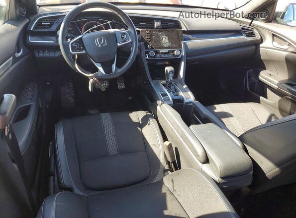 2HGFC2F89KH523009 2019 HONDA CIVIC White წინა პანელის ხედი