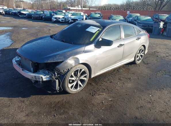 2HGFC2F89KH565955 2019 HONDA CIVIC Gray 