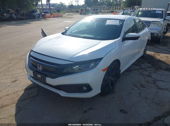 2HGFC2F89MH513146 2021 HONDA CIVIC White Vista tres cuartos delantera izquierda