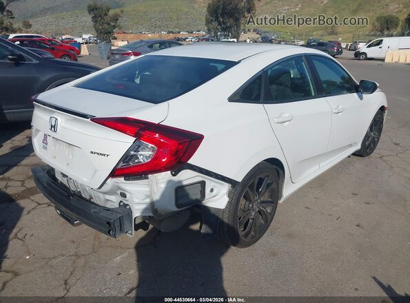 2HGFC2F89MH513146 2021 HONDA CIVIC White Trasero derecho
