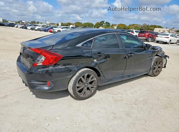 2HGFC2F8XKH553216 2019 HONDA CIVIC Black 