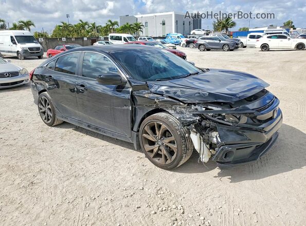 2HGFC2F8XKH553216 2019 HONDA CIVIC Black 