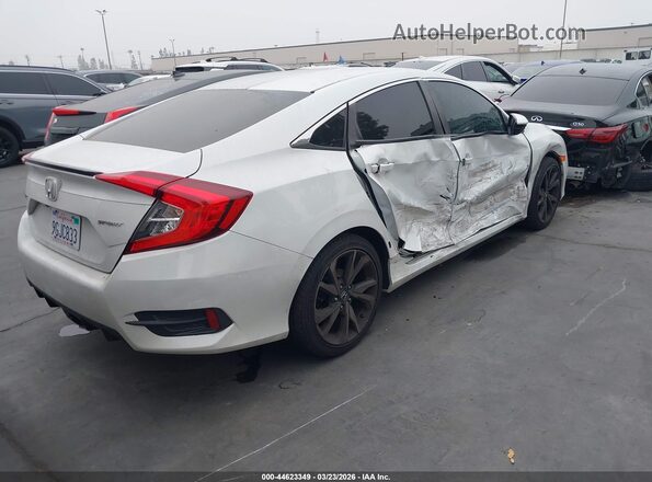 2HGFC2F8XLH595452 2020 HONDA CIVIC Белый Задняя правая четверть