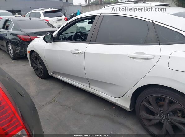 2HGFC2F8XLH595452 2020 HONDA CIVIC Белый Панорамный вид салона 360°