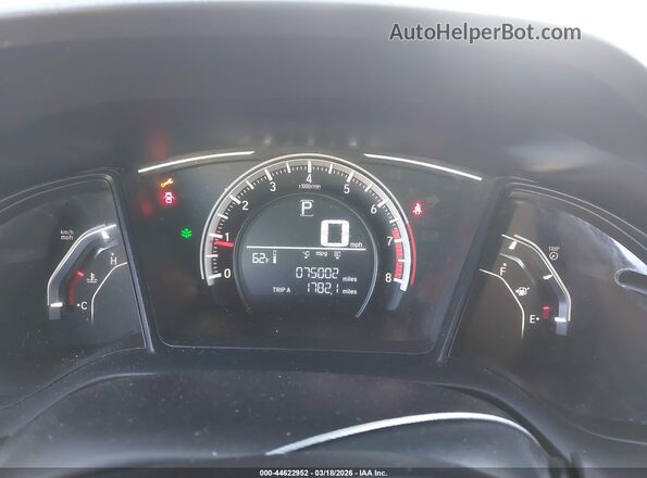 2HGFC4B03JH306680 2018 HONDA CIVIC Blue Rear seats view