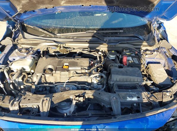 2HGFC4B03JH306680 2018 HONDA CIVIC Blue Rear view