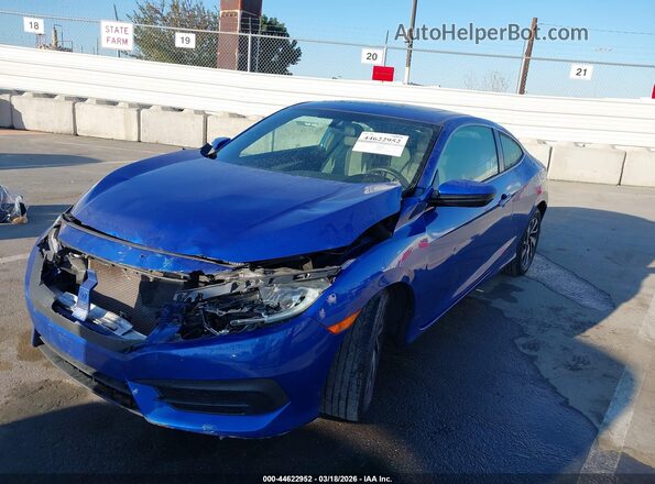 2HGFC4B03JH306680 2018 HONDA CIVIC Blue Front left