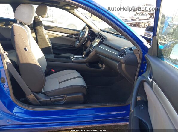 2HGFC4B03JH306680 2018 HONDA CIVIC Blue Front interior view