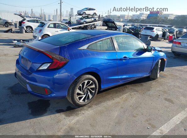 2HGFC4B03JH306680 2018 HONDA CIVIC Blue Rear right