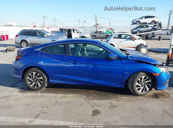 2HGFC4B03JH306680 2018 HONDA CIVIC Blue Rear interior view