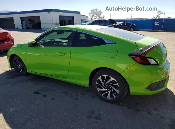2HGFC4B05HH303709 2017 HONDA CIVIC Green Trasero izquierdo