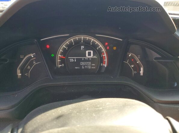 2HGFC4B05HH303709 2017 HONDA CIVIC Green Vista del cuadro de instrumentos