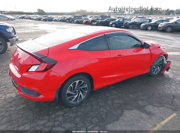 2HGFC4B09JH309177 2018 HONDA CIVIC Red Tył prawy