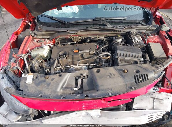 2HGFC4B09JH309177 2018 HONDA CIVIC Red Widok z tyłu
