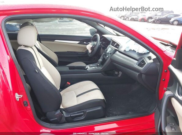 2HGFC4B09JH309177 2018 HONDA CIVIC Red Widok wnętrza z przodu
