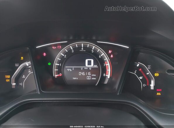 2HGFC4B09JH309177 2018 HONDA CIVIC Red Widok tylnych siedzeń