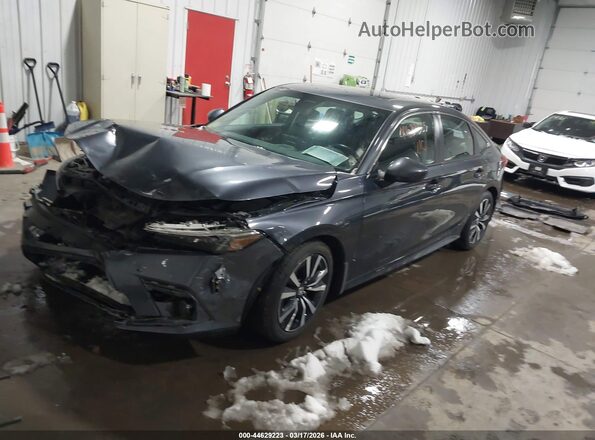 2HGFE1F73PH325139 2023 HONDA CIVIC Gray Передня ліва чверть