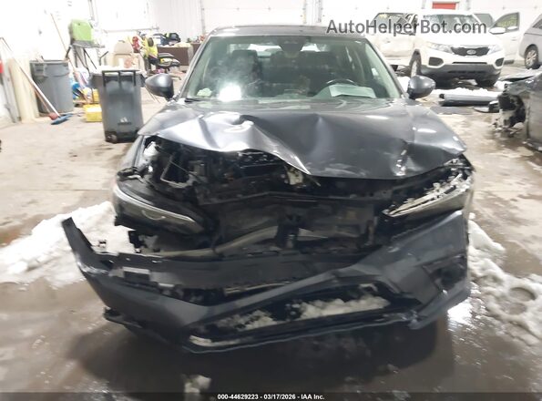 2HGFE1F73PH325139 2023 HONDA CIVIC Gray Вид щитка приладів
