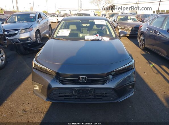 2HGFE1F99PH302160 2023 HONDA CIVIC Gray Vista del cuadro de instrumentos